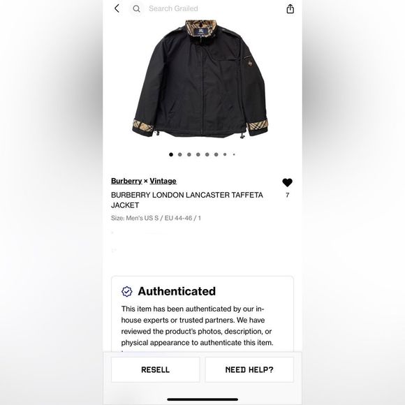 Burberry London Black 150A Jacket with Khaki Plaid Accents and Zipper Hood - Picture 12 of 16